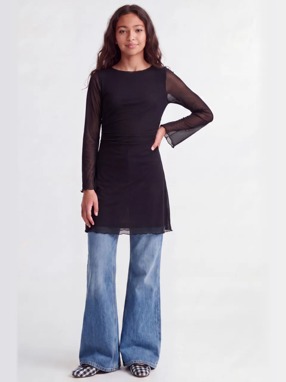 JJXX GIRL korte jurk zwart, foto 6