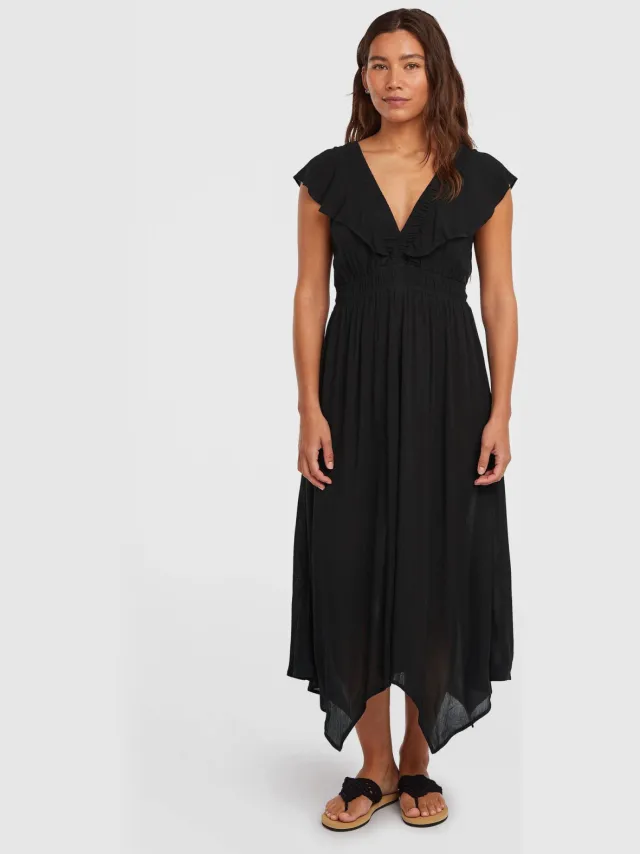 O'Neill midi jurk zwart