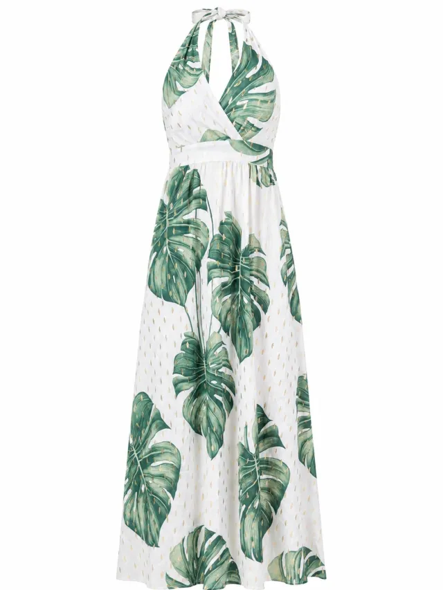 Elara Maxikleid Weiß