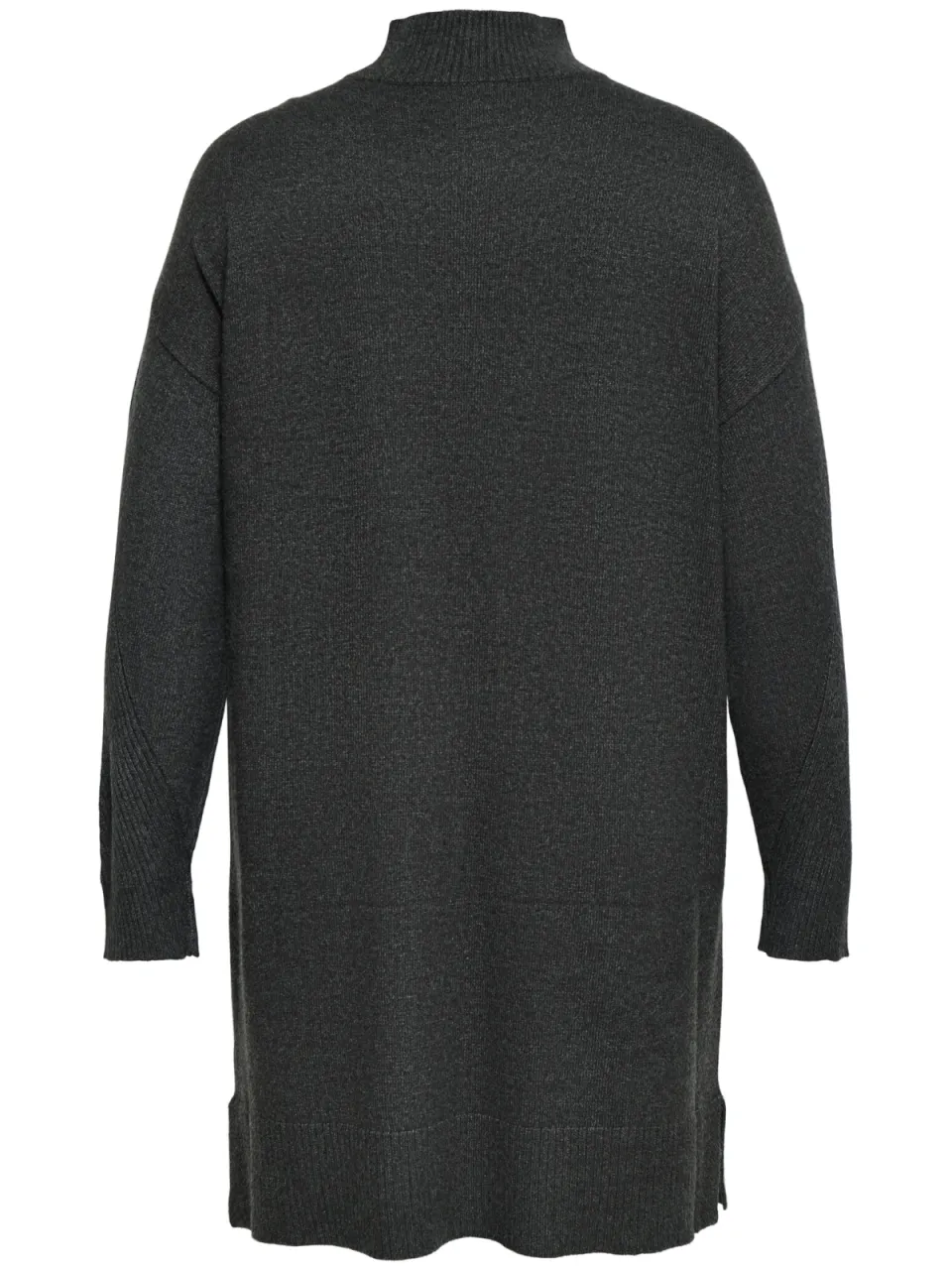 Only Carmakoma Plus Size gebreide coljurk - grijs, foto 2