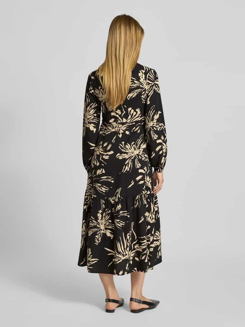GUIDO MARIA KRETSCHMER WOMAN maxi-jurk van viscosemix model 'Ayana' zwart, foto 3