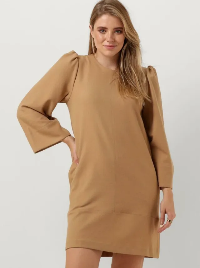 Ruby Tuesday Ronalee Round Collar Dress Jurken Dames - Rok - Jurk - Bruin