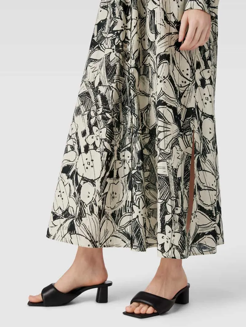 Marc O'Polo Maxi-jurk met all-over print zwart, foto 5