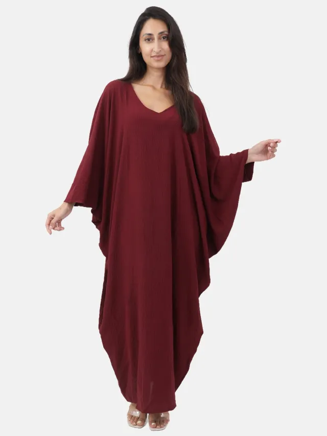 Elara Abaya Bordeaux