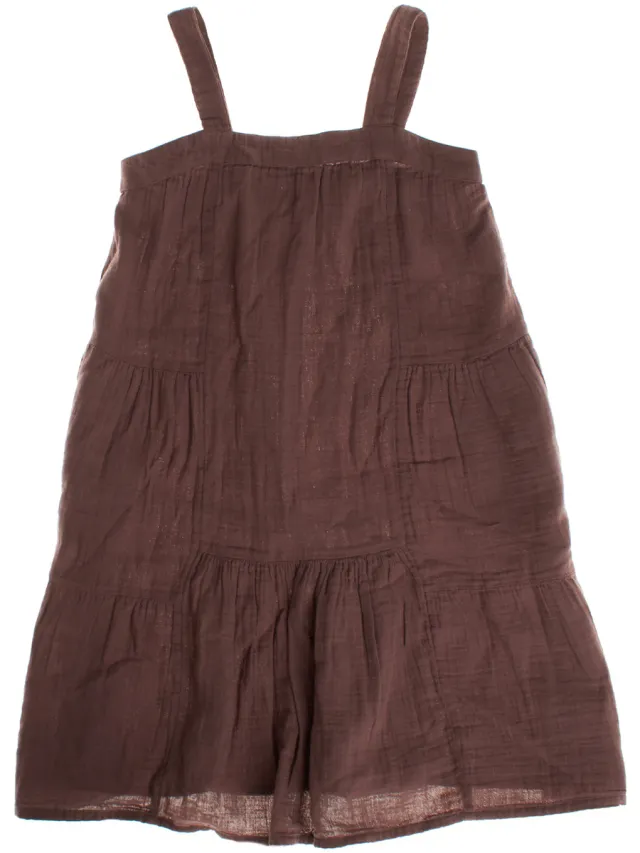Gap jurk met brede bandjes bruin