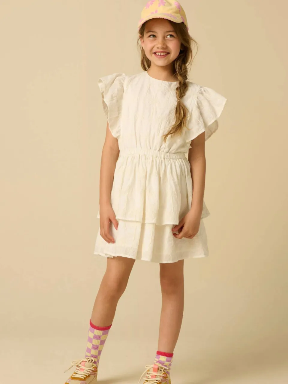 Sissy-Boy midi jurk met borduursels - wit, foto 4