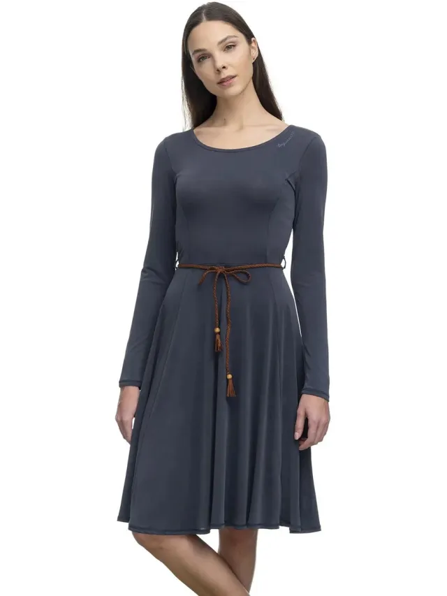 Ragwear Vrouwen gebreide jurk Ragwear Rituna marine