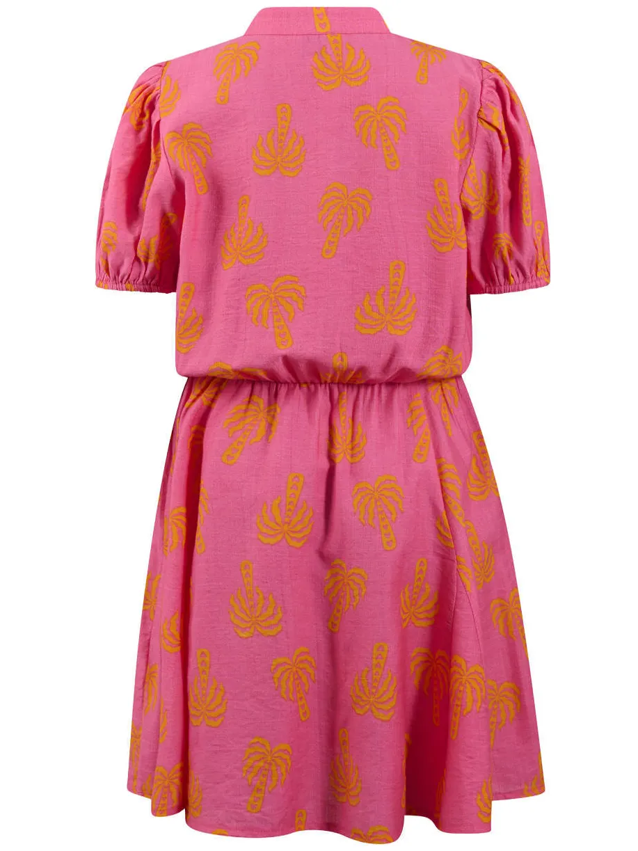 Shoeby Palm Wave blousejurk roze, foto 3