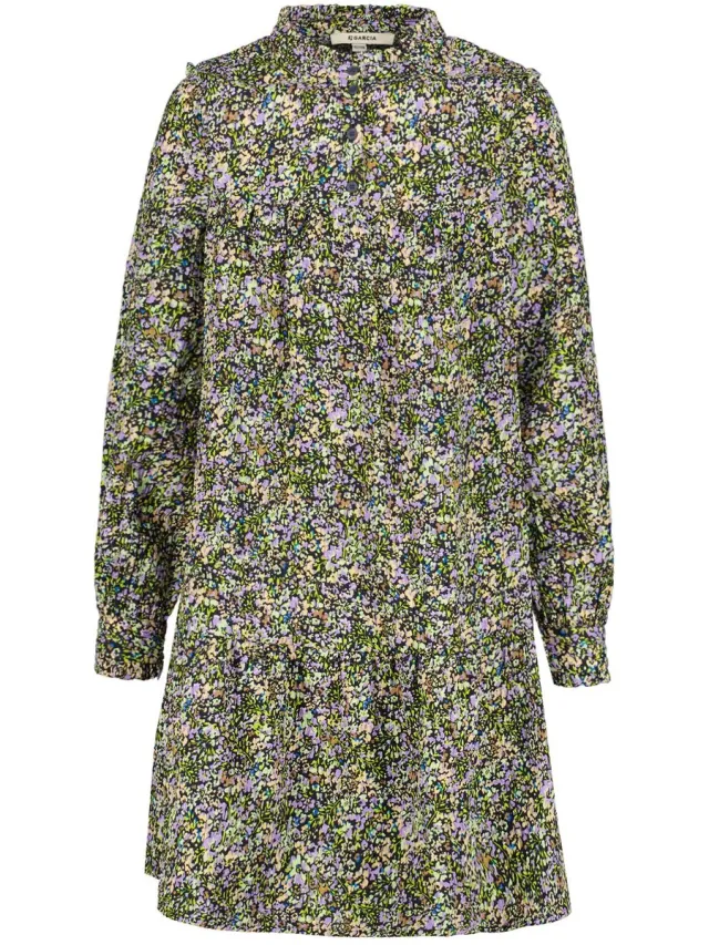 Garcia Meisjes Jurk Blauw Blue