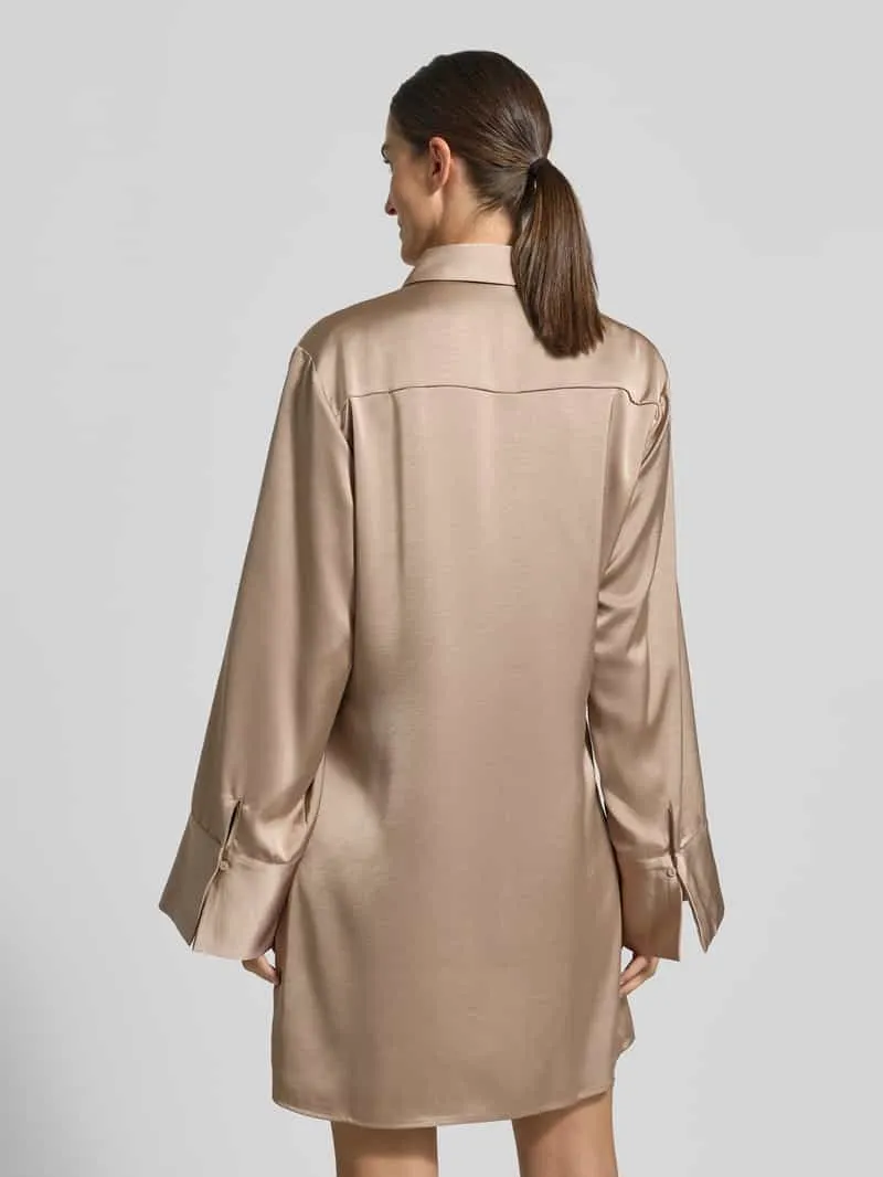 NEO NOIR Biria overhemdjurk taupe, foto 3