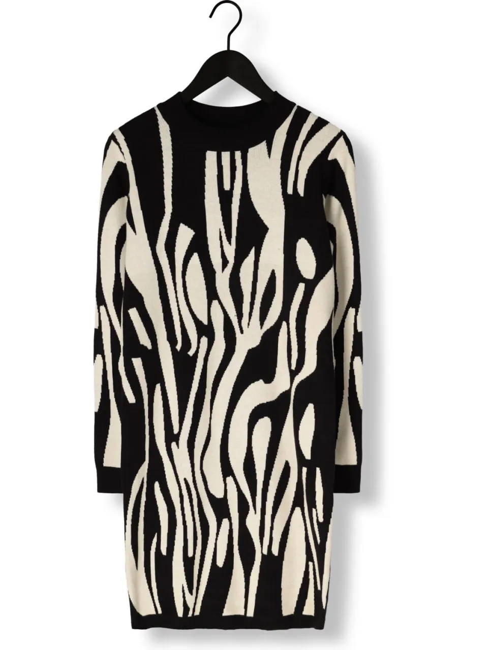 Object Dames Jurken Objray L/s Knit Dress Aop - Multi, foto 2