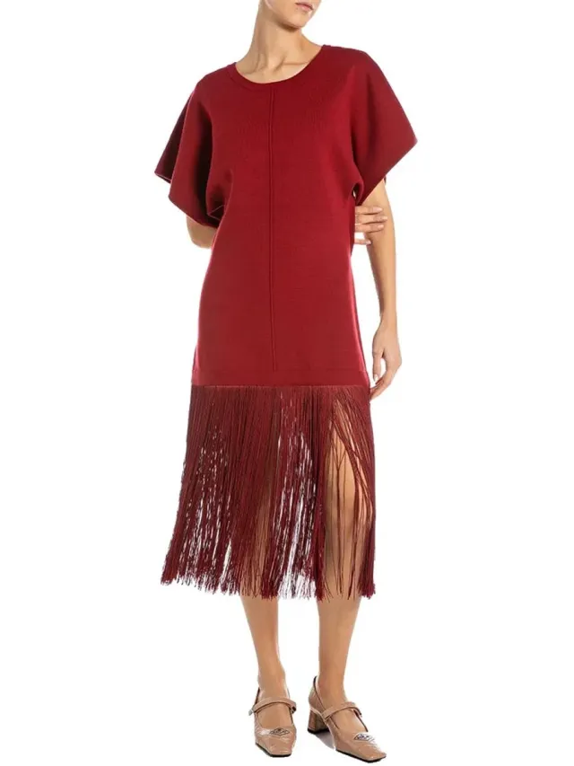 Replay Dk3909.000.g23896 Korte Mouwen Korte Jurk Rood 2XS Vrouw Wine Red