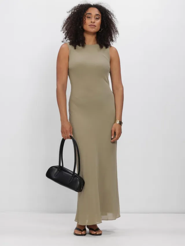 ENVII Dames Jurken Ensydney Sl Dress 7126 - Khaki