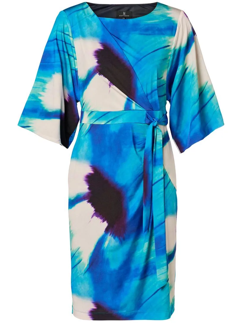 Mart Visser Milan Print Jurk Blauw / Multi, foto 2