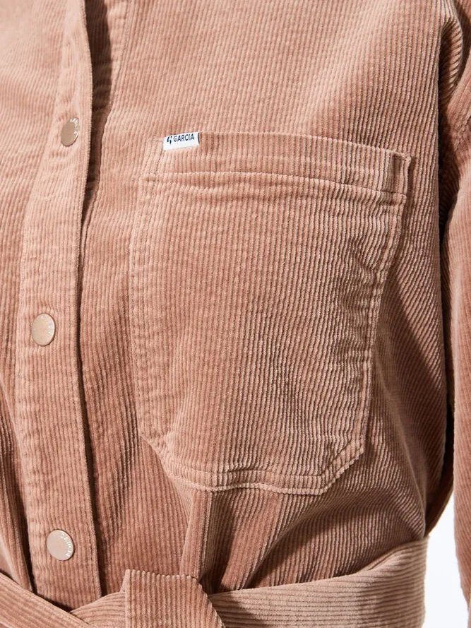 Garcia Bruine corduroy jurk, foto 3