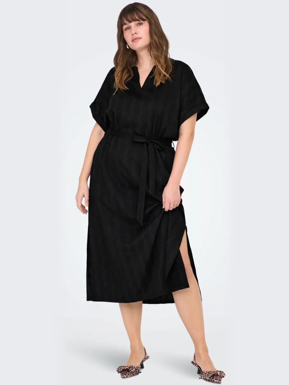 Only Carmakoma zomerjurk zwart, foto 3