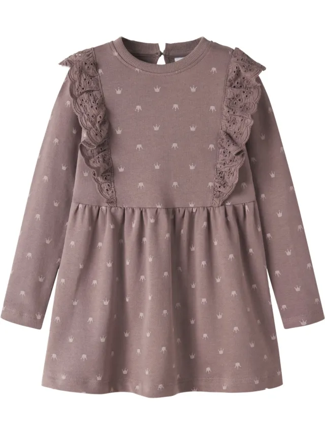 GUPPY GBFLOVISA LS SWE DRESS UNB - Meisjes - Jurk Twilight Mauve