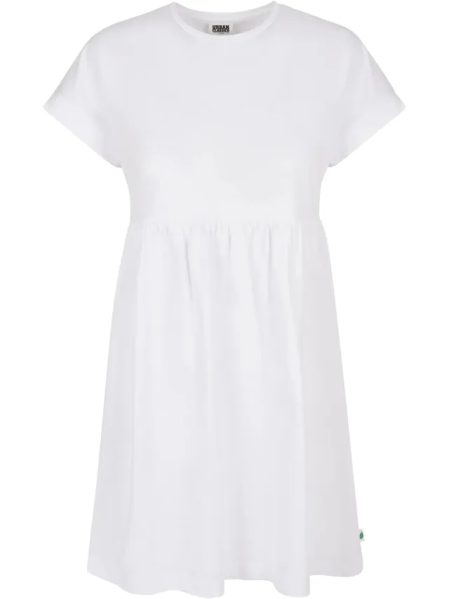 Urban Classics Dames/Dames Empire Valance Organic T-shirt Jurk (Wit)