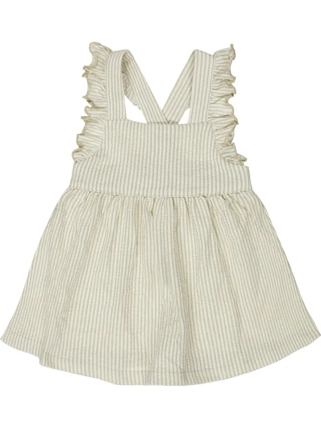 Dirkje R-CHERRY Meisjes Jurk - Dusty green