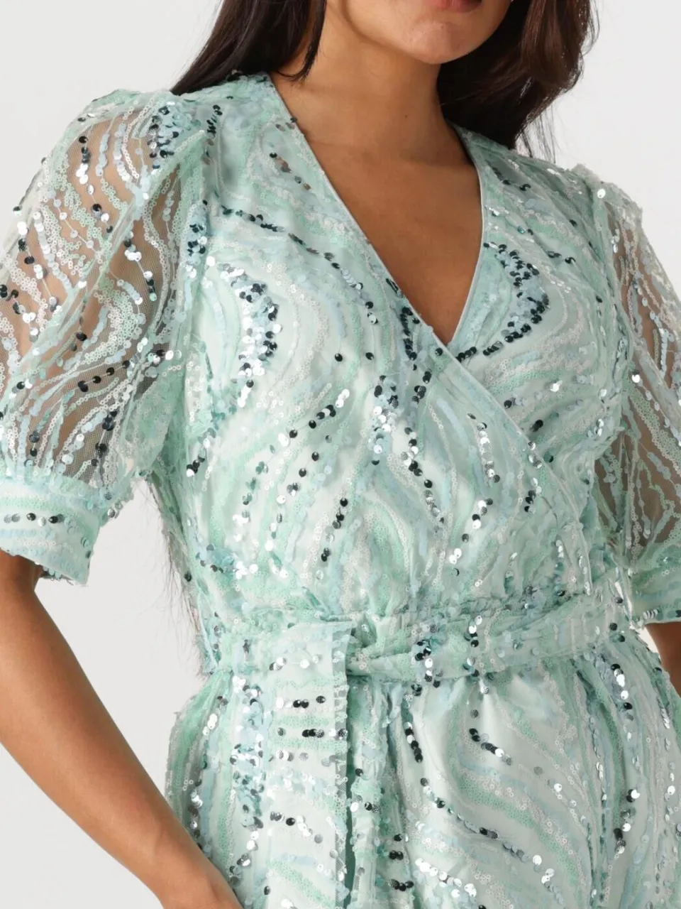 Freebird Dames Jurken Dieke Ss - Mint, foto 4