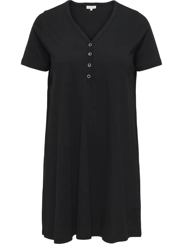 Only Carmakoma Jurk CARGLOA Korte jurk Black