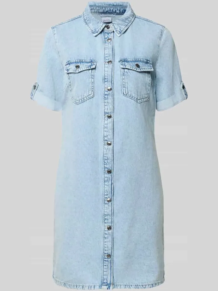 Vero Moda VMJENNIE spijkerjurk light blue denim, foto 2