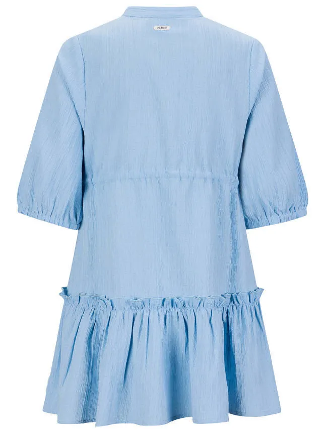 Retour Jeans Candy midi jurk lichtblauw, foto 3
