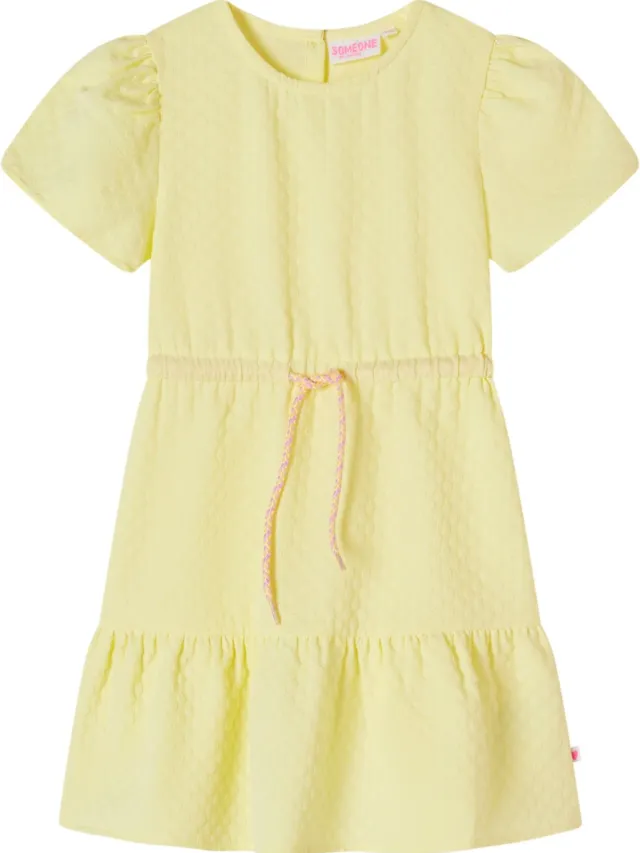 Someone LOU-SG-51-H Meisjes Jurk - LIGHT YELLOW