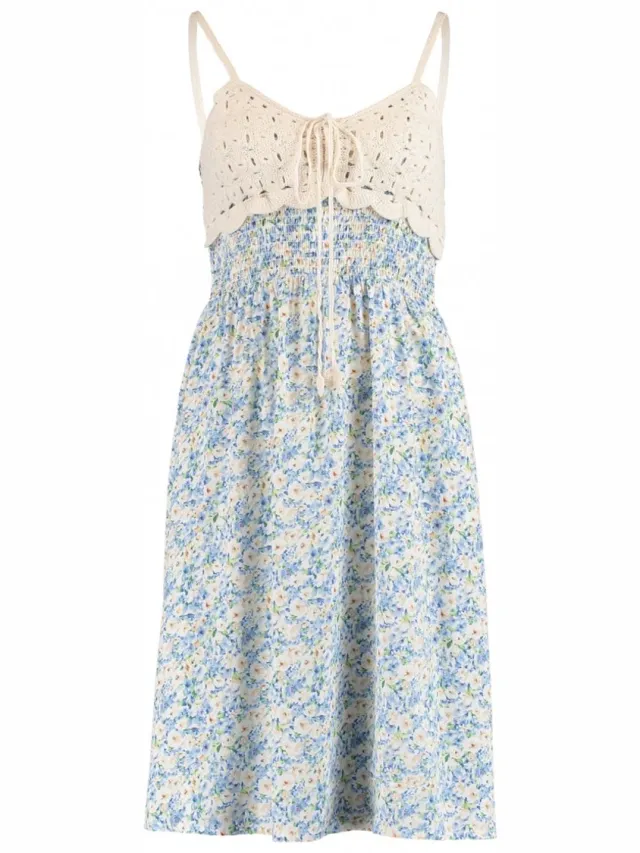 Hailys zomerjurk voor dames - Offwhite Flower