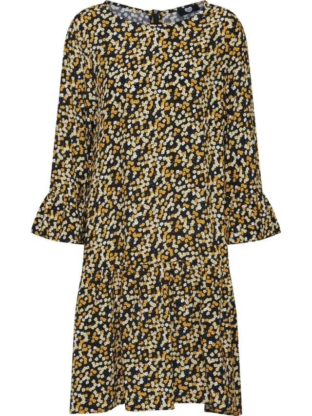 Catwalk Junkie Korte Jurk Catwalk Junkie Geel dessin