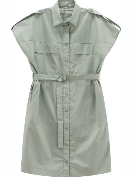 Jeanne Baret Women's Papyrus Utility Dress - Jurk, grijs