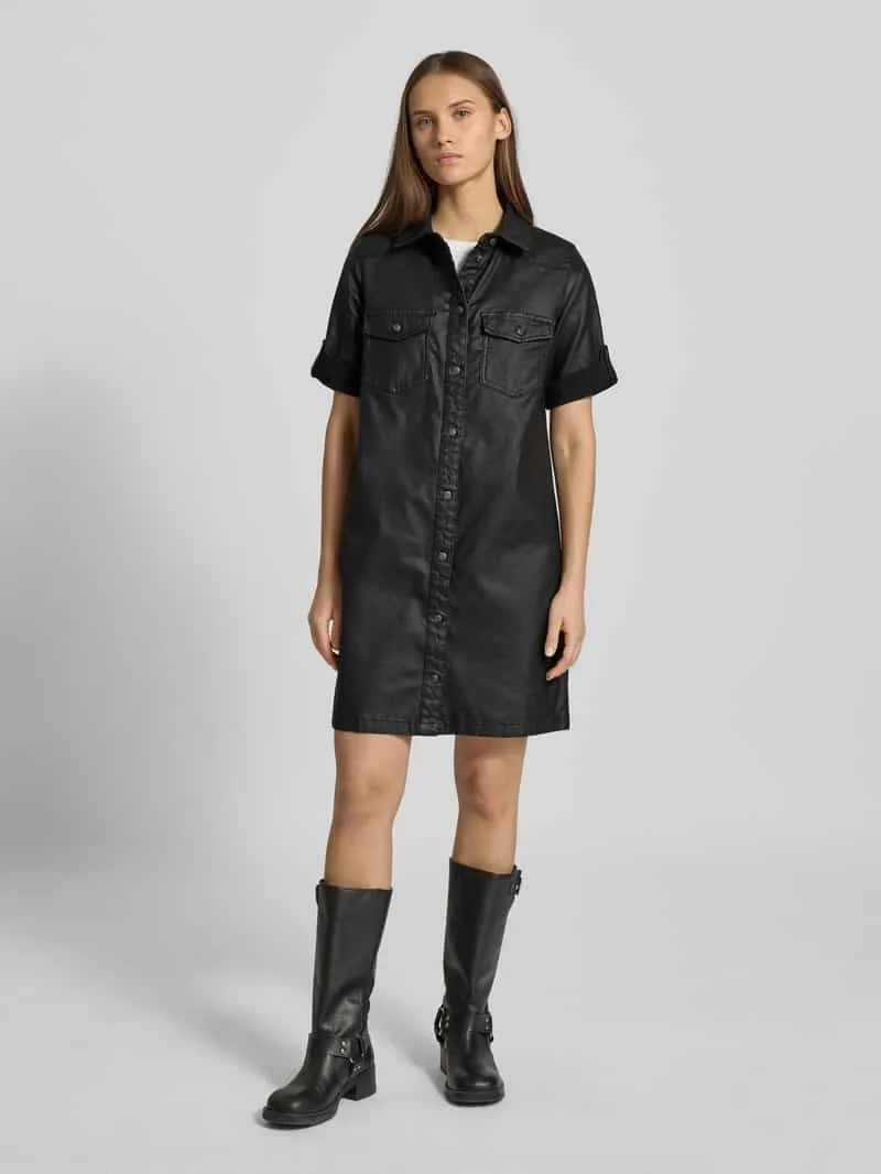 Noisy May Mini-jurk met knoopsluiting zwart, foto 4