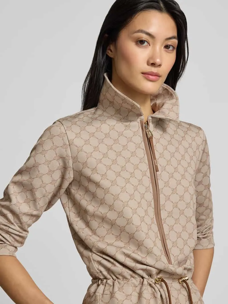 Joop! Getailleerde vrijetijdsjurk met wol model 'Marissa' beige, foto 4