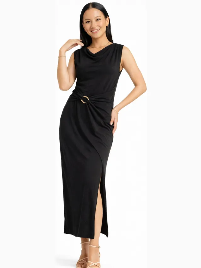 Elara Kleid Schwarz