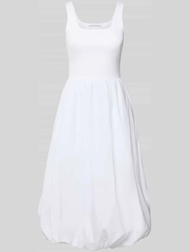 Rich & Royal Ballonvormige midi-jurk in 2-in-1-look wit, foto 2