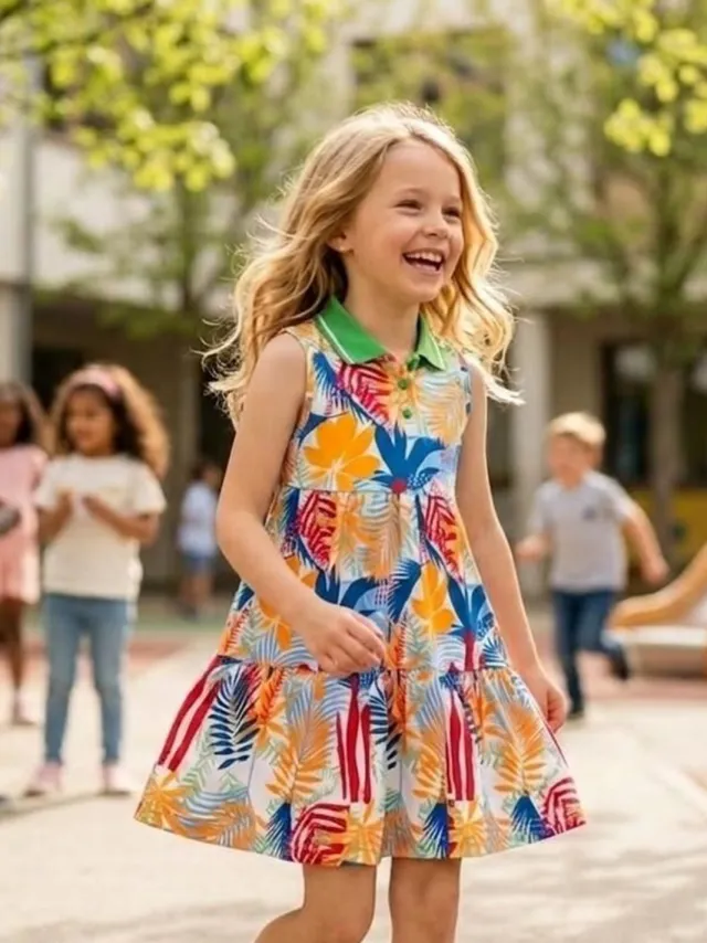 HILAL AKINCI KIDS Jeugdjurk Veelkleurig