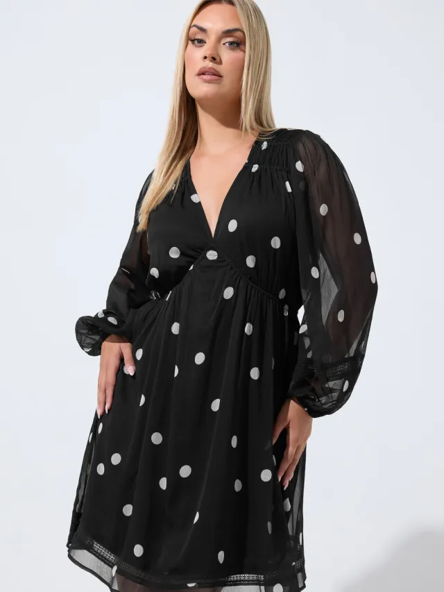 Limited Collection Minijurk Met Gesmokte Taille Black