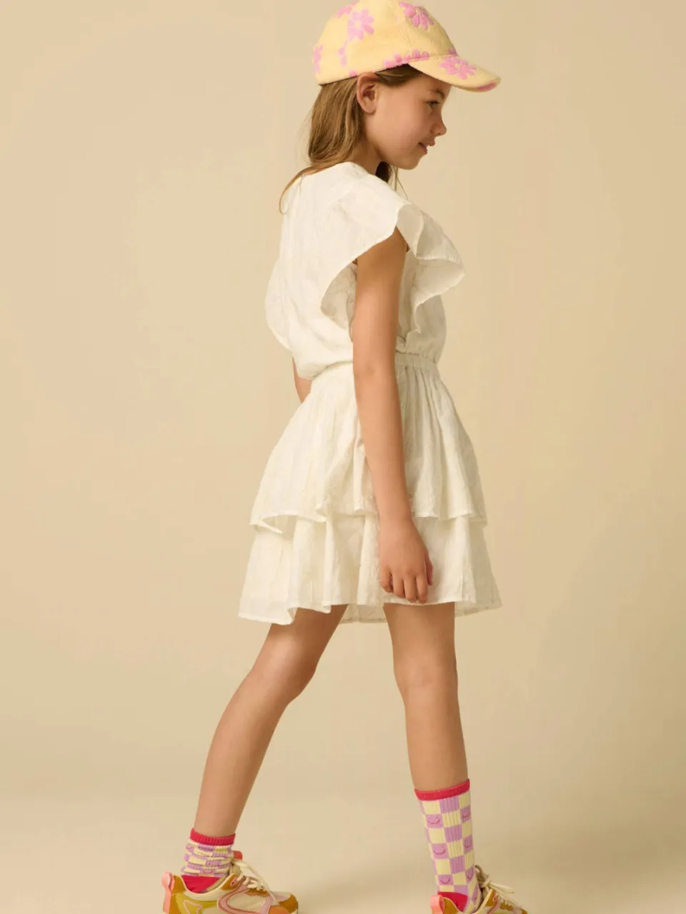 Sissy-Boy midi jurk met borduursels - wit, foto 3