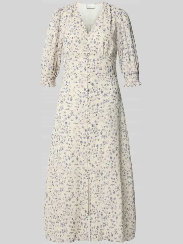 NEO NOIR Midi-jurk met bloemenprint model 'Valley' offwhite, foto 2
