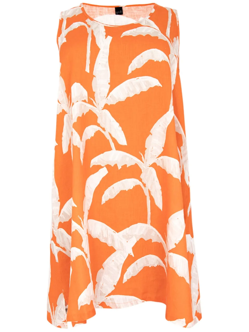 Yoek Jurk A-lijn PALM TREE | Oranje, foto 3