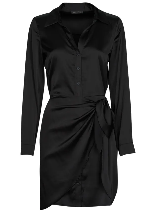 Guess Korte Jurk Guess ES LS ALYA DRESS Zwart