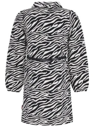 B.Nosy blousejurk met ceintuur en zebraprint zwart/wit, foto 4