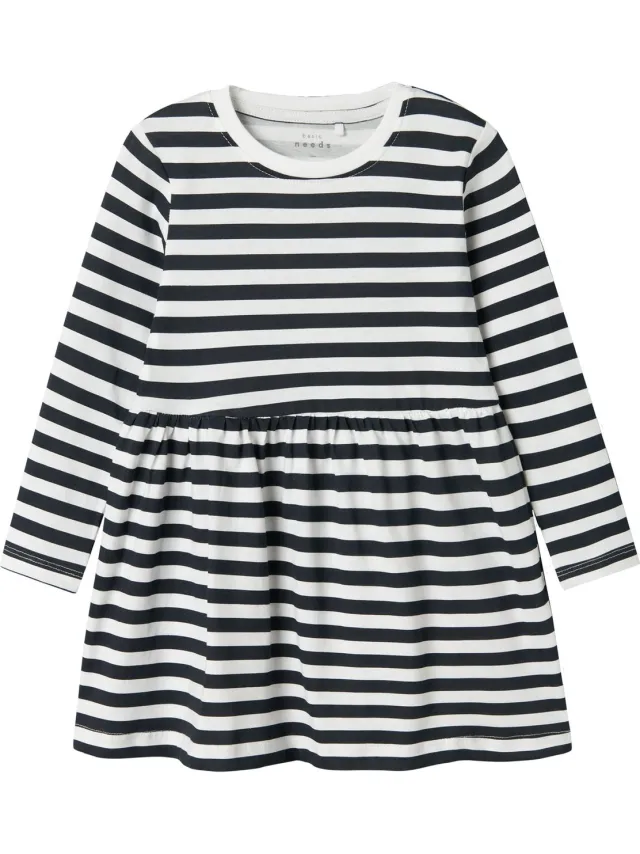 NAME IT Jurk Lange mouwen Bright White