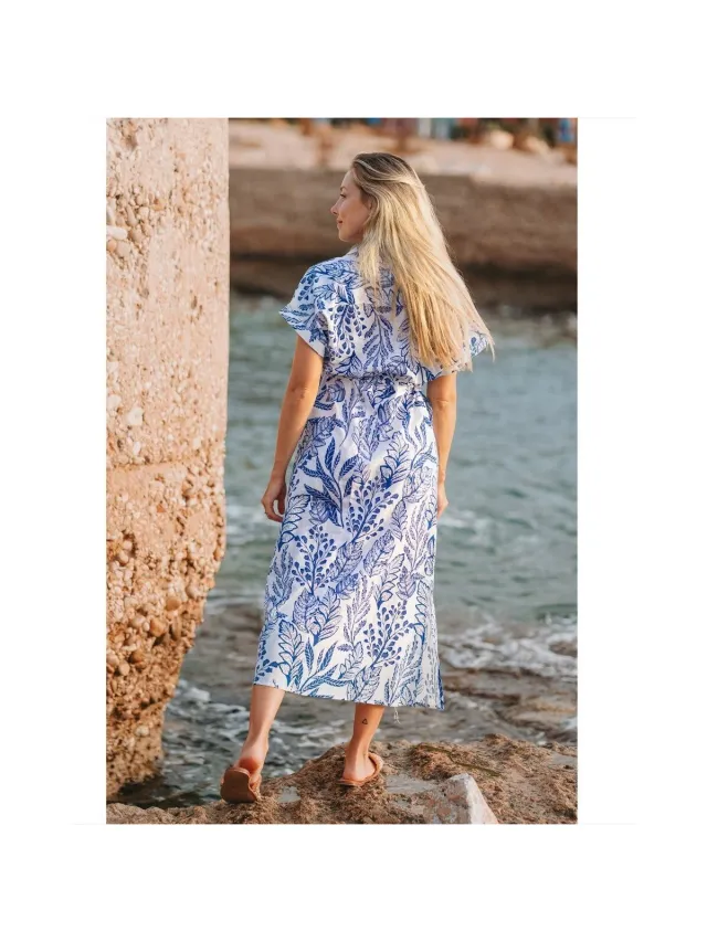 Isla Bonita By Sigris Jurk Isla Bonita By Sigris Jurk Blauw