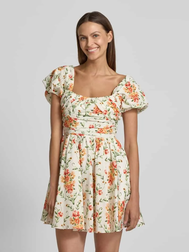 Forever New Cocktailjurk met vierkante hals, model 'Jules' Wit