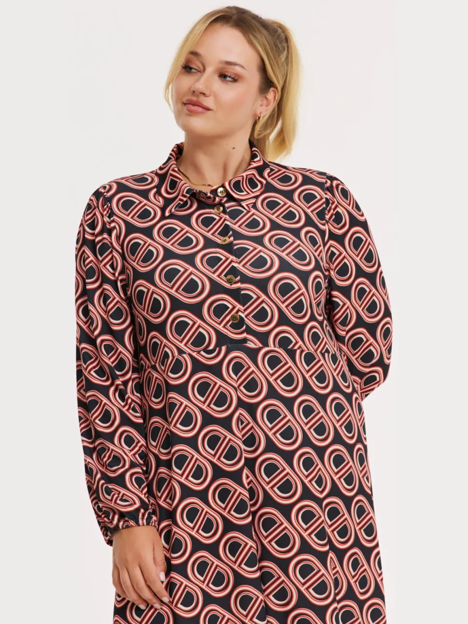 Yoek Jurk SYLVIE | Zwart, foto 3