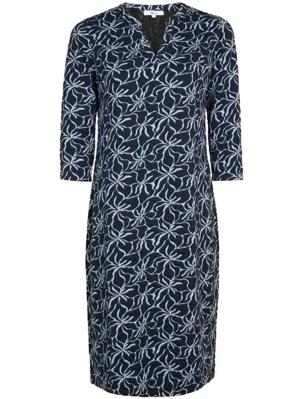 Miss Etam korte A-lijn jurk met print - donkerblauw, foto 2