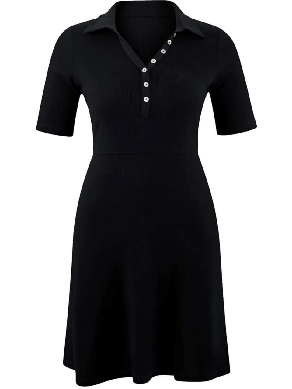 Trendyol Curve Dames Donkerblauw Effen Kort / Mini Kort Casual Skater Grote maten Jurk marineblauw/blauw, foto 2