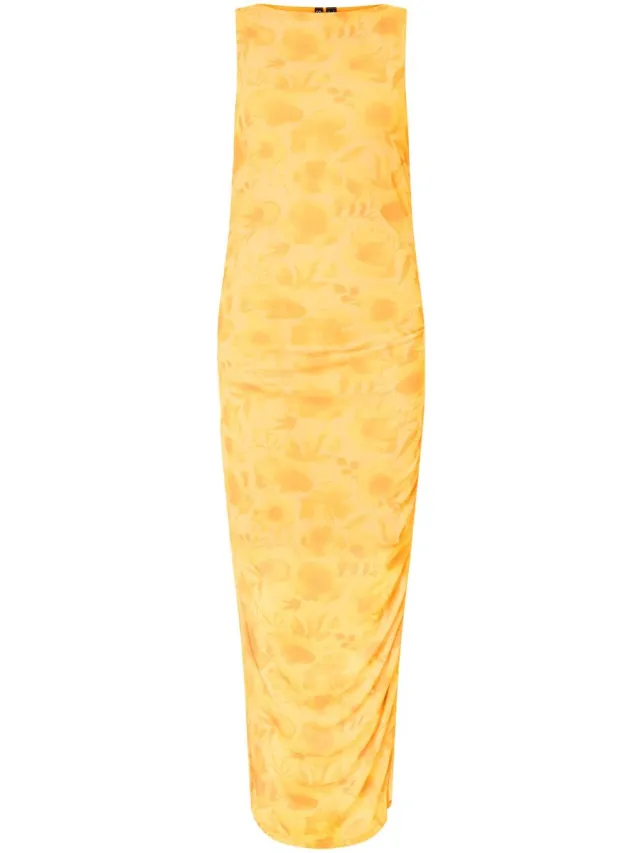 Pieces maxi-jurk PCALLY French Vanilla1