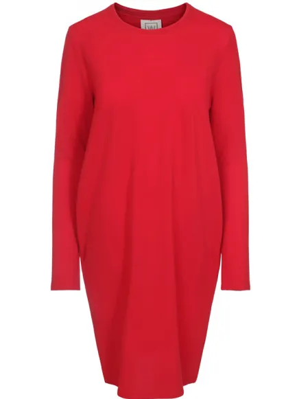 We Norwegians Women's Voss Straight Dress - Jurk, rood